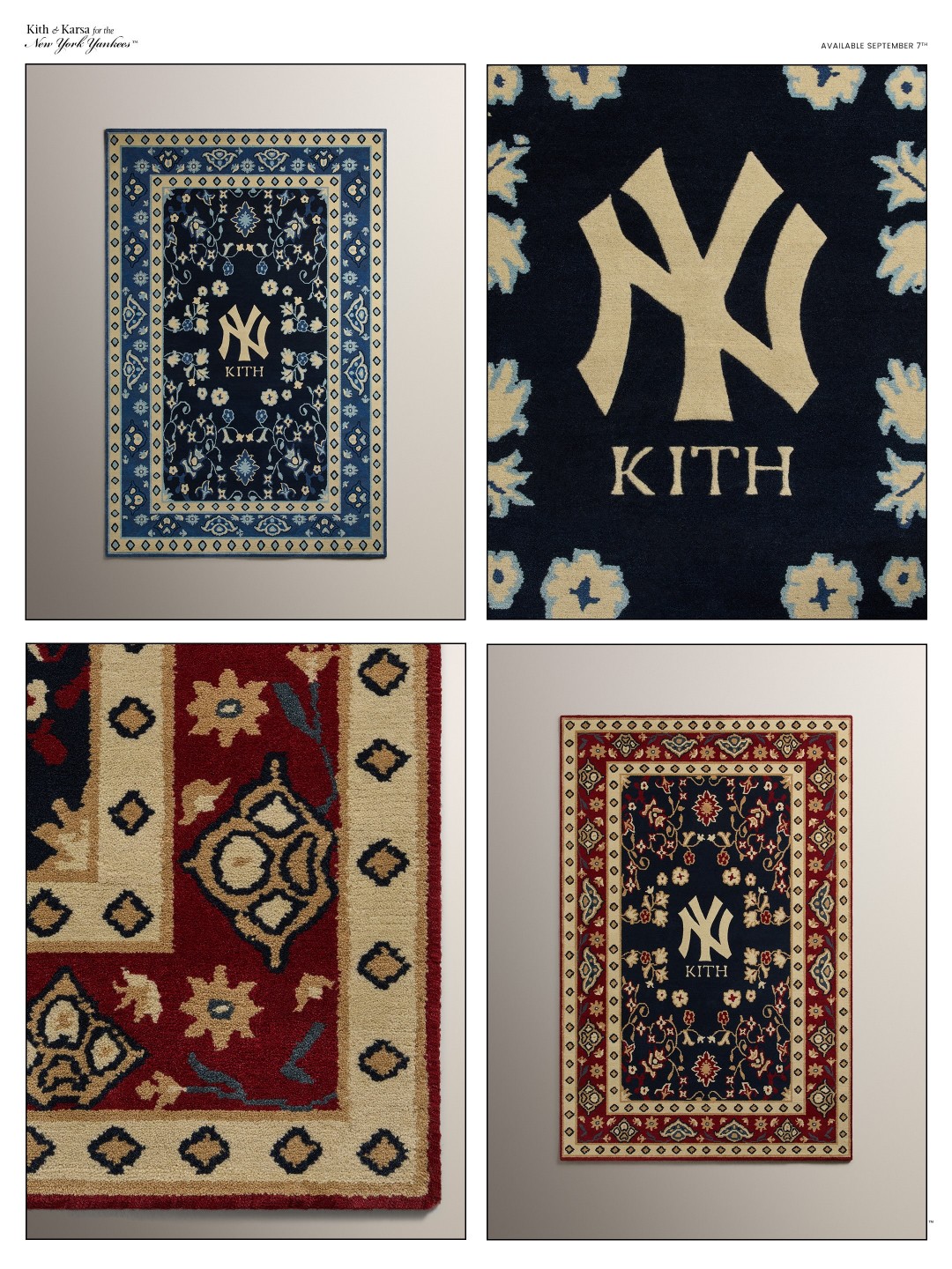 【Kith for New York Yankees COLLECTION】MONDAY PROGRAMが2026年 9/7 発売 (キス New York Yankees コレクション)