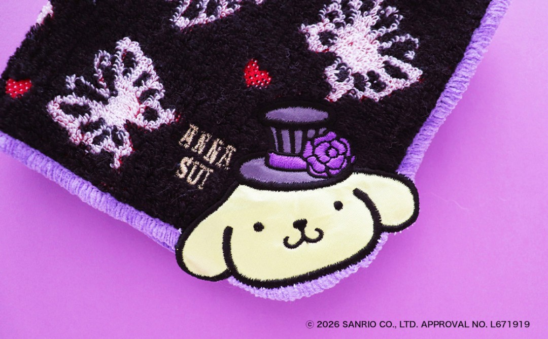 ポムポムプリン × ANNA SUI 初コラボレーションアイテムが2026年 9/11 & 9/16 発売 (アナスイ サンリオ)
