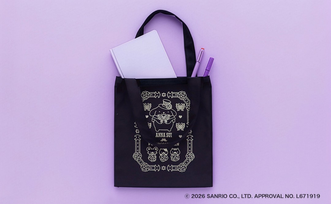 ポムポムプリン × ANNA SUI 初コラボレーションアイテムが2026年 9/11 & 9/16 発売 (アナスイ サンリオ)