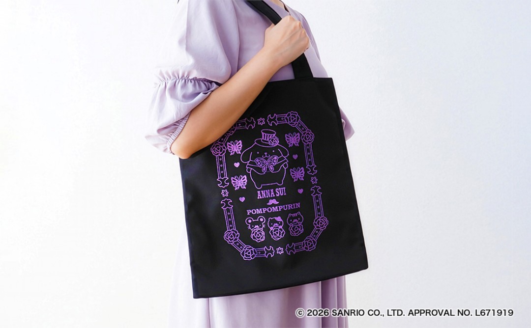 ポムポムプリン × ANNA SUI 初コラボレーションアイテムが2026年 9/11 & 9/16 発売 (アナスイ サンリオ)