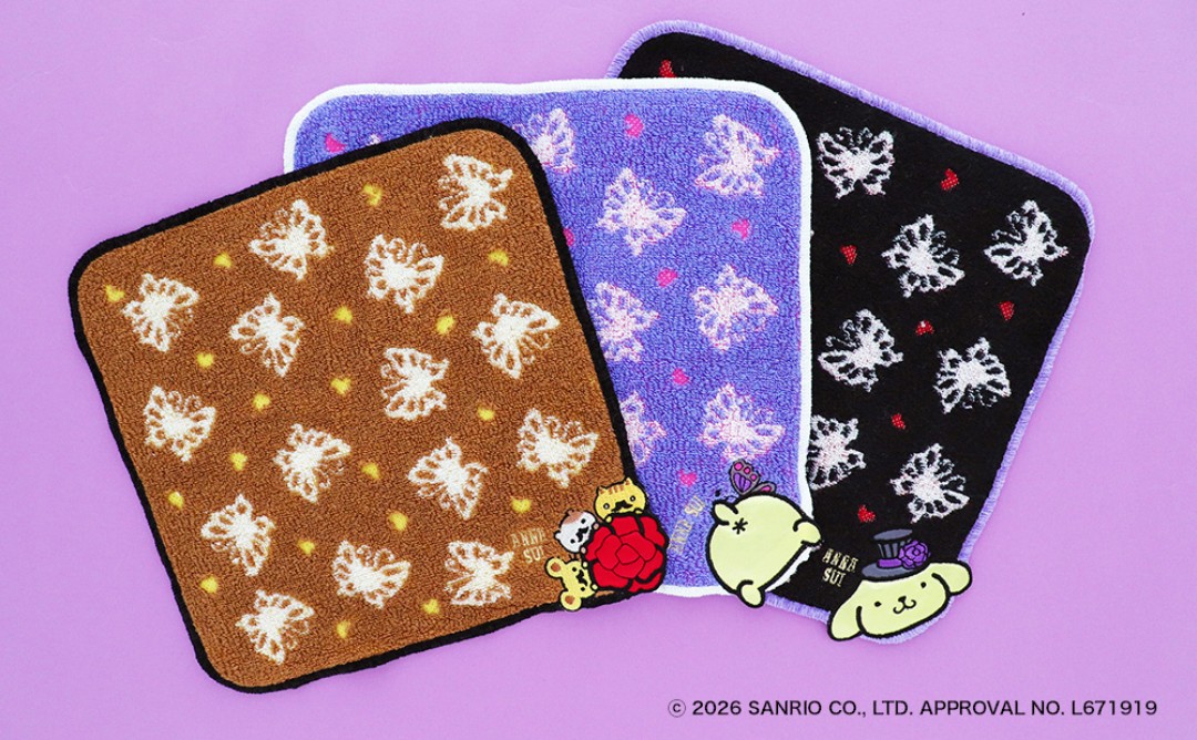 ポムポムプリン × ANNA SUI 初コラボレーションアイテムが2026年 9/11 & 9/16 発売 (アナスイ サンリオ)