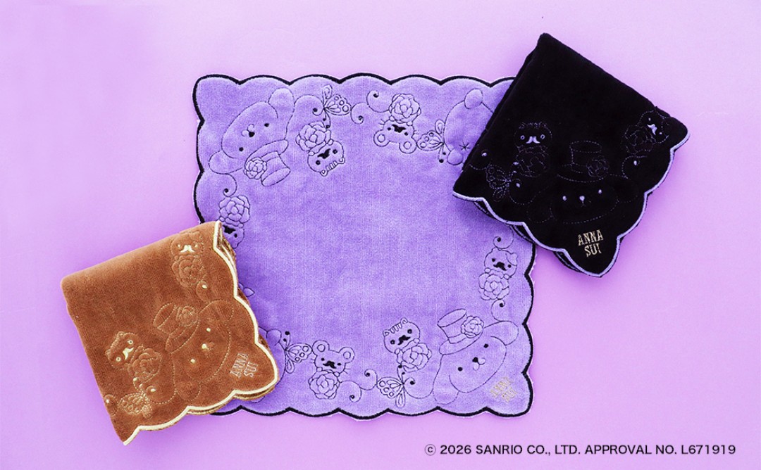 ポムポムプリン × ANNA SUI 初コラボレーションアイテムが2026年 9/11 & 9/16 発売 (アナスイ サンリオ)