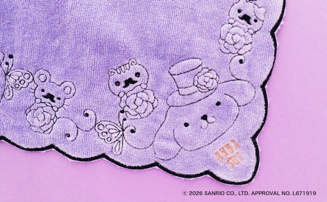 ポムポムプリン × ANNA SUI 初コラボレーションアイテムが2026年 9/11 & 9/16 発売 (アナスイ サンリオ)