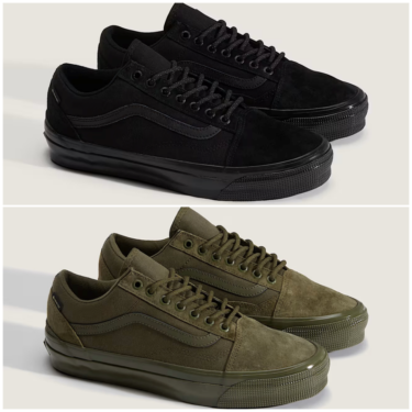 【2026年 10/1 発売】VANS PREMIUM OLD SKOOL GORE-TEX “Black/Mossy Olive” (バンズ プレミアム オールドスクール ゴアテックス GTX) [VN000Z3DBLA/VN000Z3DFR1]