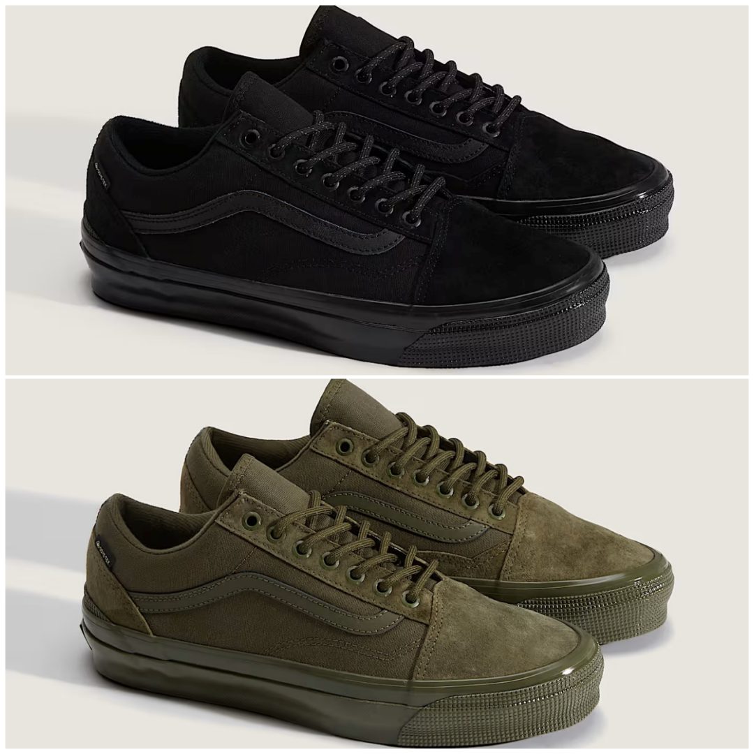 【2026年 10/1 発売】VANS PREMIUM OLD SKOOL GORE-TEX “Black/Mossy Olive” (バンズ プレミアム オールドスクール ゴアテックス GTX) [VN000Z3DBLA/VN000Z3DFR1]
