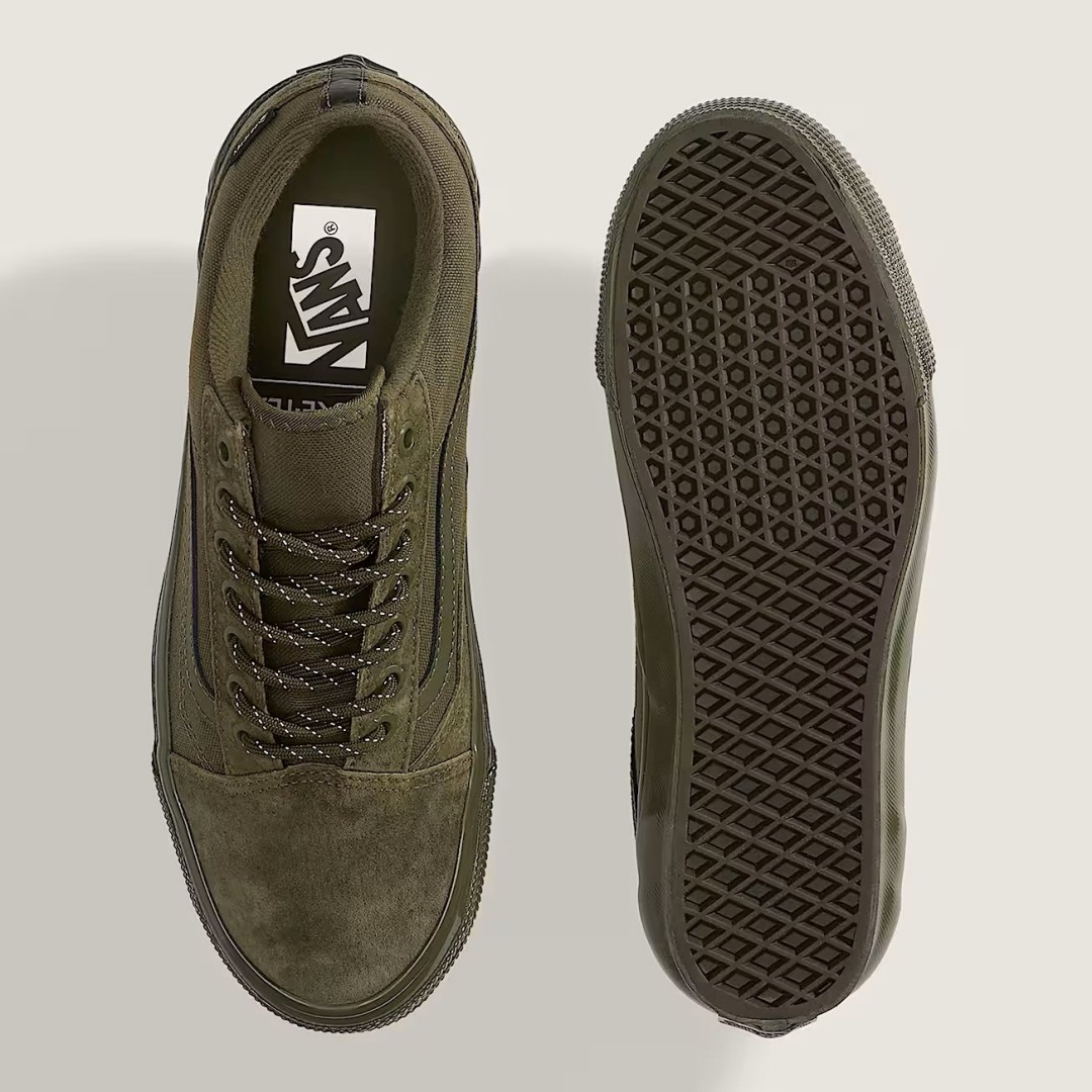 【2026年 10/1 発売】VANS PREMIUM OLD SKOOL GORE-TEX “Black/Mossy Olive” (バンズ プレミアム オールドスクール ゴアテックス GTX) [VN000Z3DBLA/VN000Z3DFR1]