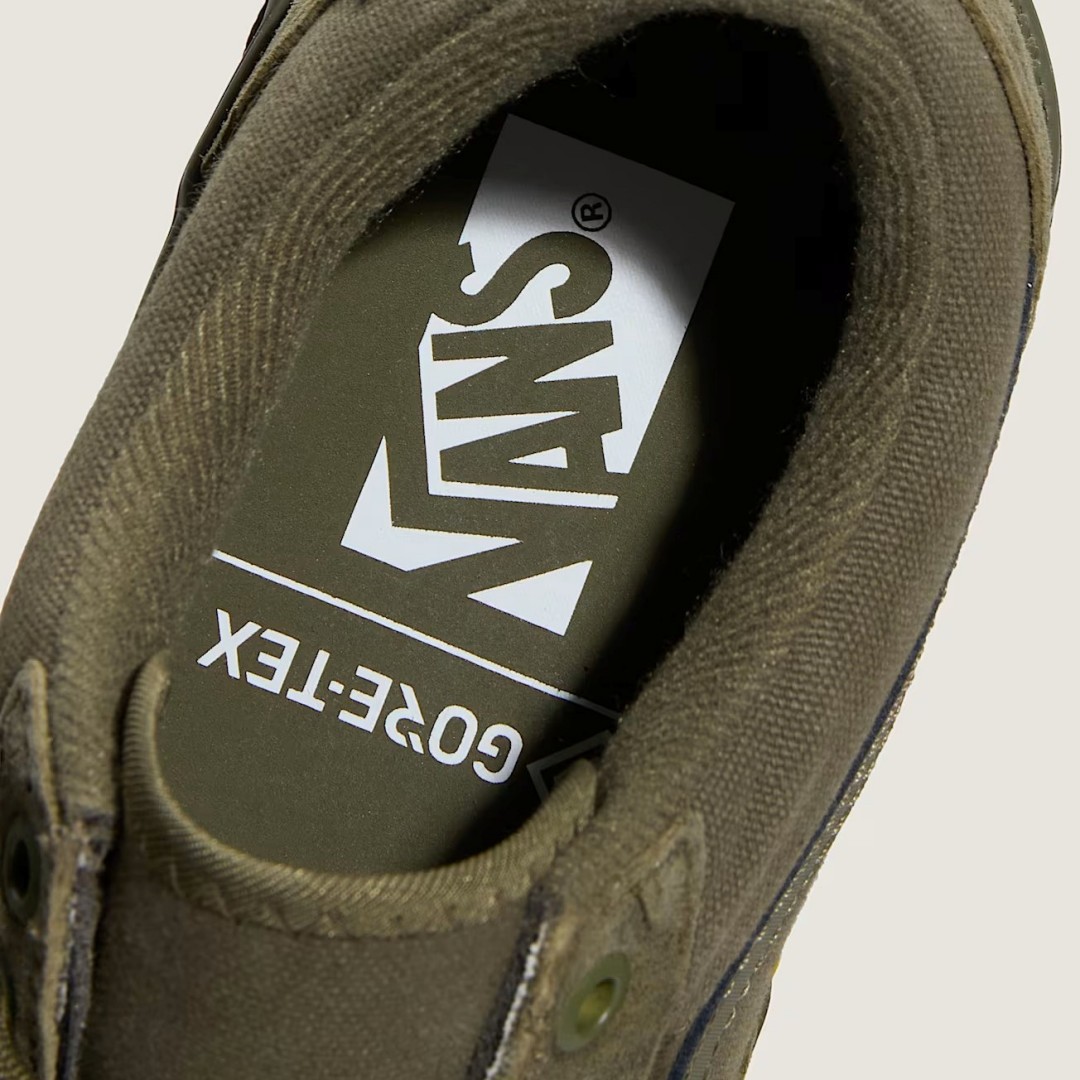 【2026年 10/1 発売】VANS PREMIUM OLD SKOOL GORE-TEX “Black/Mossy Olive” (バンズ プレミアム オールドスクール ゴアテックス GTX) [VN000Z3DBLA/VN000Z3DFR1]