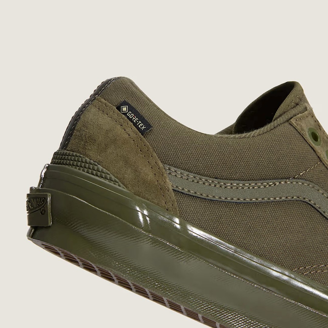 【2026年 10/1 発売】VANS PREMIUM OLD SKOOL GORE-TEX “Black/Mossy Olive” (バンズ プレミアム オールドスクール ゴアテックス GTX) [VN000Z3DBLA/VN000Z3DFR1]