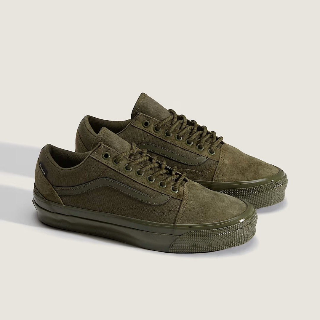 【2026年 10/1 発売】VANS PREMIUM OLD SKOOL GORE-TEX “Black/Mossy Olive” (バンズ プレミアム オールドスクール ゴアテックス GTX) [VN000Z3DBLA/VN000Z3DFR1]