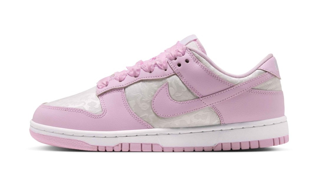 【2026年 9/20 発売】NIKE W DUNK LOW SE “Ruffle Laces/White/Pink Foam” (ナイキ ダンク ロー “フリルシューレース/ホワイト/ピンクフォーム”) [IX5101-101]