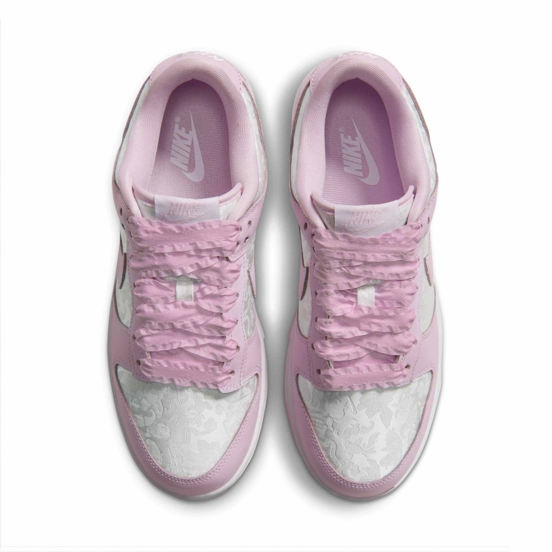 【2026年 9/20 発売】NIKE W DUNK LOW SE “Ruffle Laces/White/Pink Foam” (ナイキ ダンク ロー “フリルシューレース/ホワイト/ピンクフォーム”) [IX5101-101]