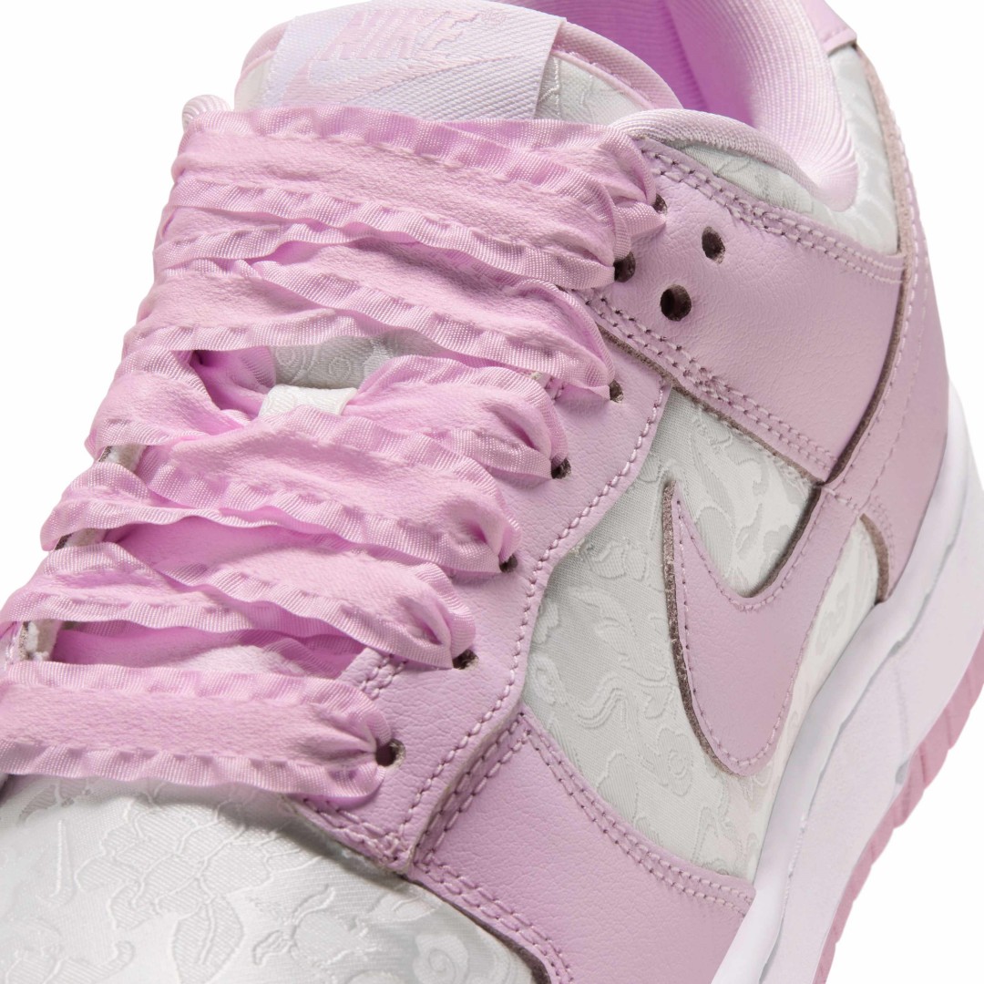 【2026年 9/20 発売】NIKE W DUNK LOW SE “Ruffle Laces/White/Pink Foam” (ナイキ ダンク ロー “フリルシューレース/ホワイト/ピンクフォーム”) [IX5101-101]