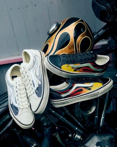 【2026年 10/4 発売】VANS PREMIUM OLD SKOOL 36 FLAME “BLACK/MARSHMALLOW” (バンズ プレミアム オールドスクール フレイム “ブラック/マシュマロ”) [VN000D9RCJK/VN000D9RCCZ]