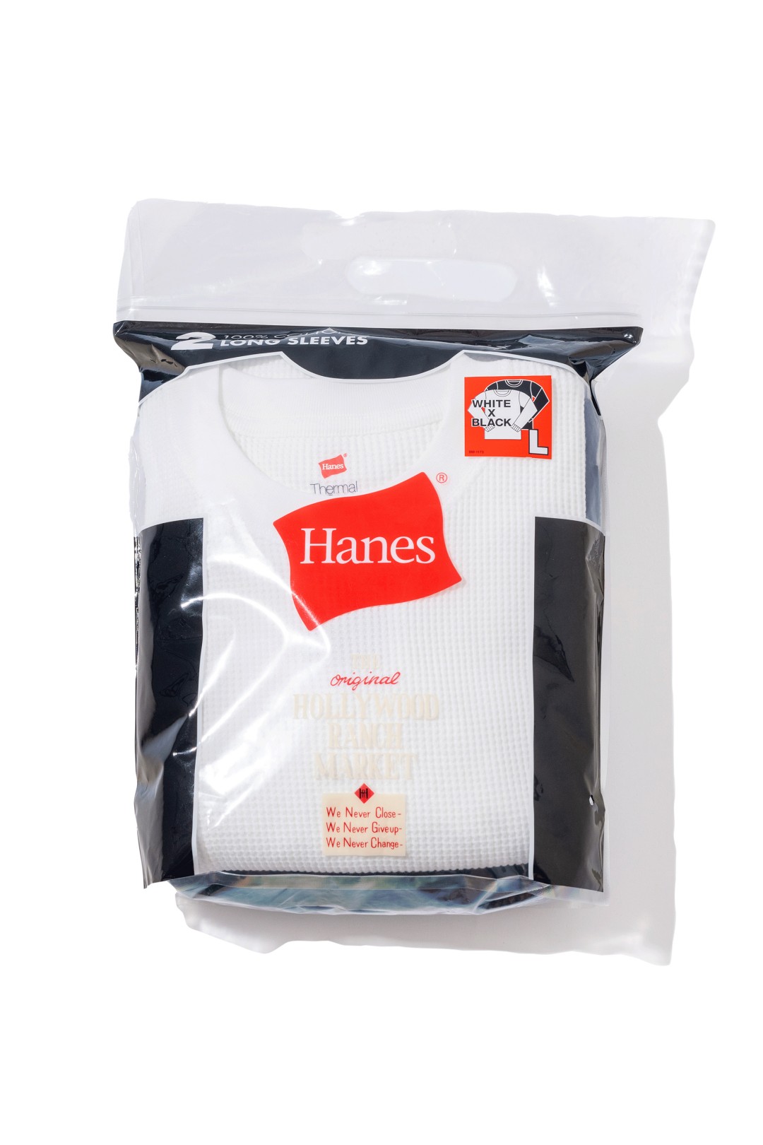 Hanes × HOLLYWOOD RANCH MARKET “サーマル2パックTシャツ”第3弾が発売 (ヘインズ ハリウッド ランチ マーケット)
