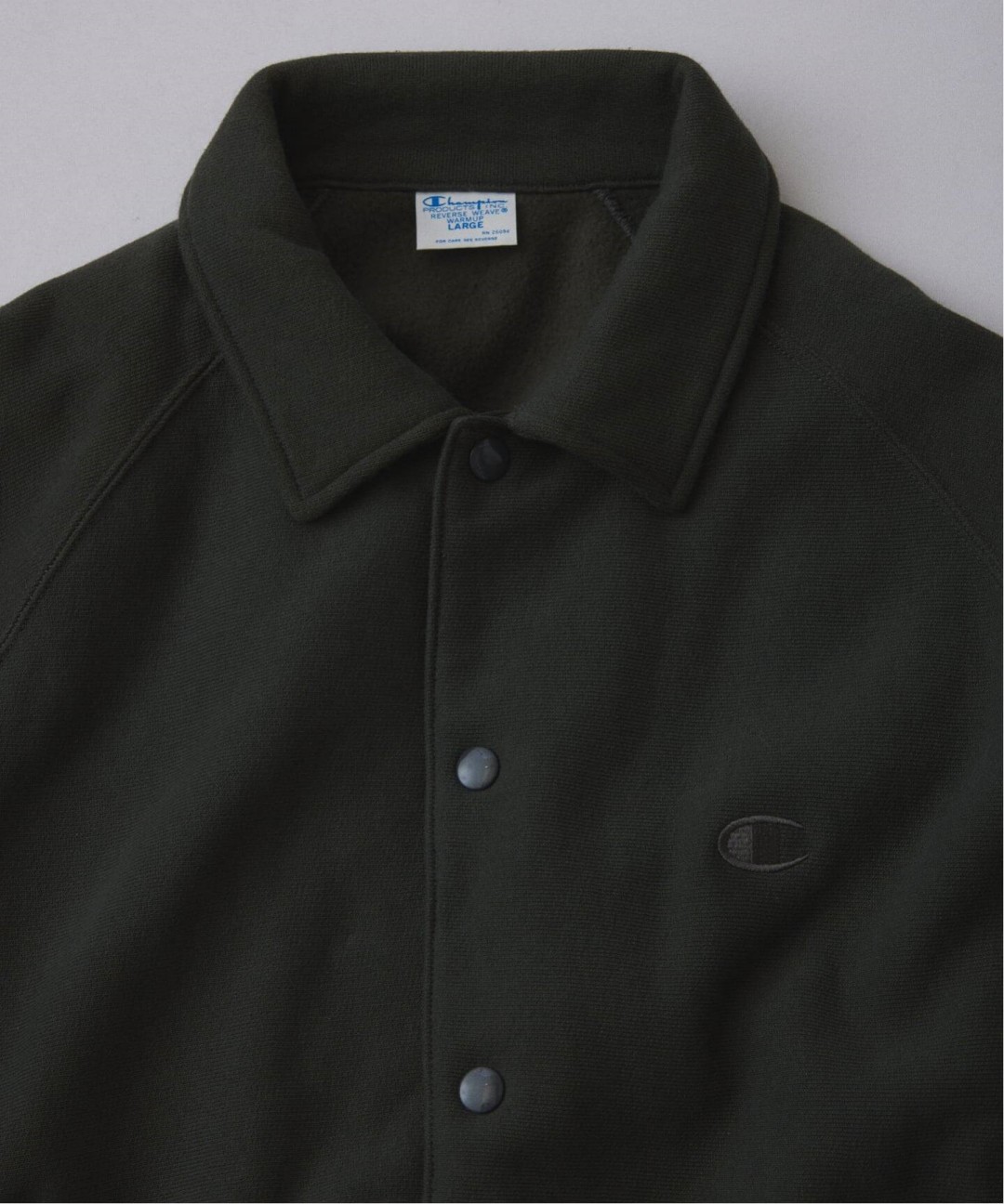 Champion × JOURNAL STANDARD relume 2026 FW 別注 “リバースウィーブ エルボーパッチ コーチジャケット”が10月中旬 発売 (チャンピオン ジャーナルスタンダード)