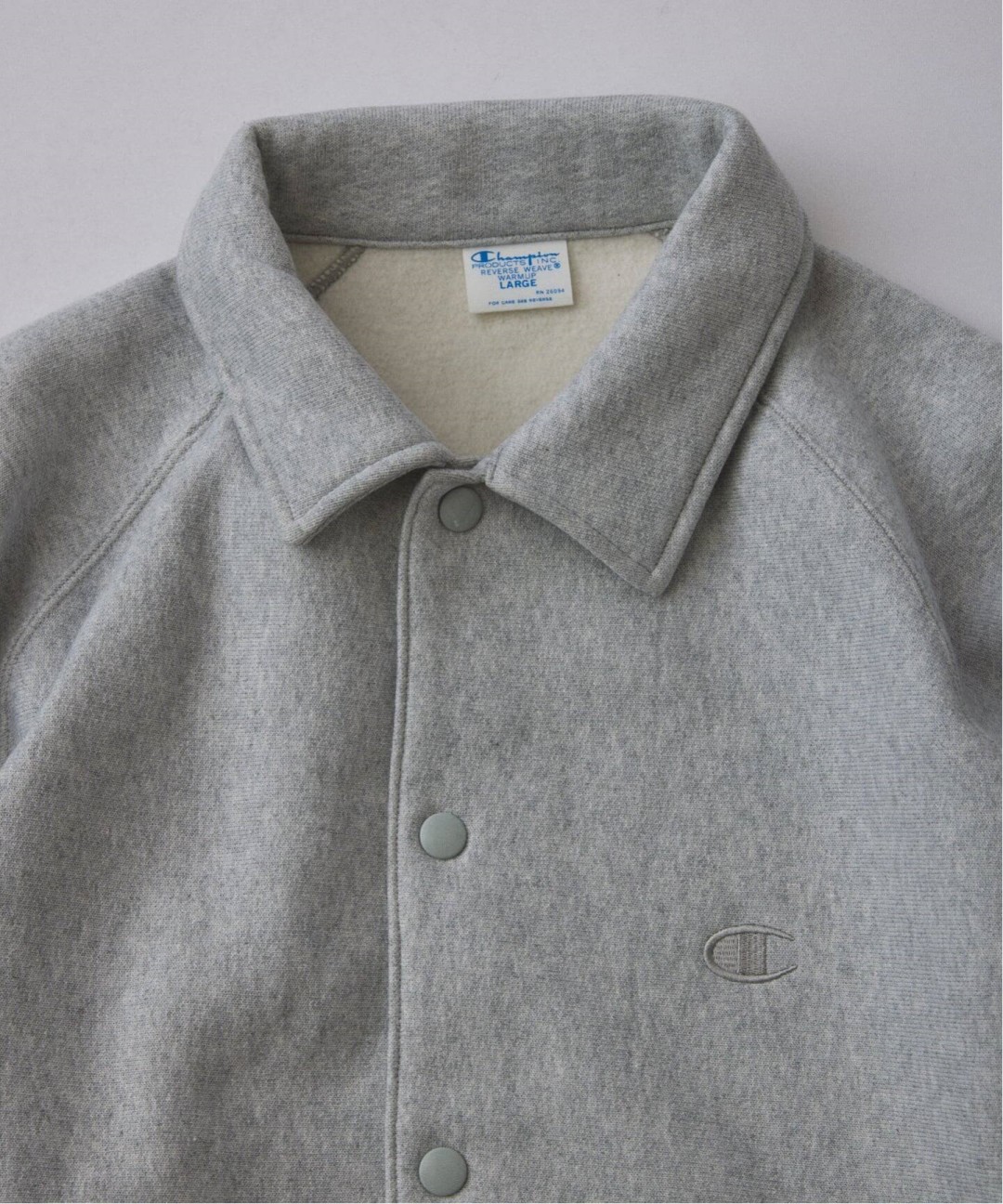 Champion × JOURNAL STANDARD relume 2026 FW 別注 “リバースウィーブ エルボーパッチ コーチジャケット”が10月中旬 発売 (チャンピオン ジャーナルスタンダード)