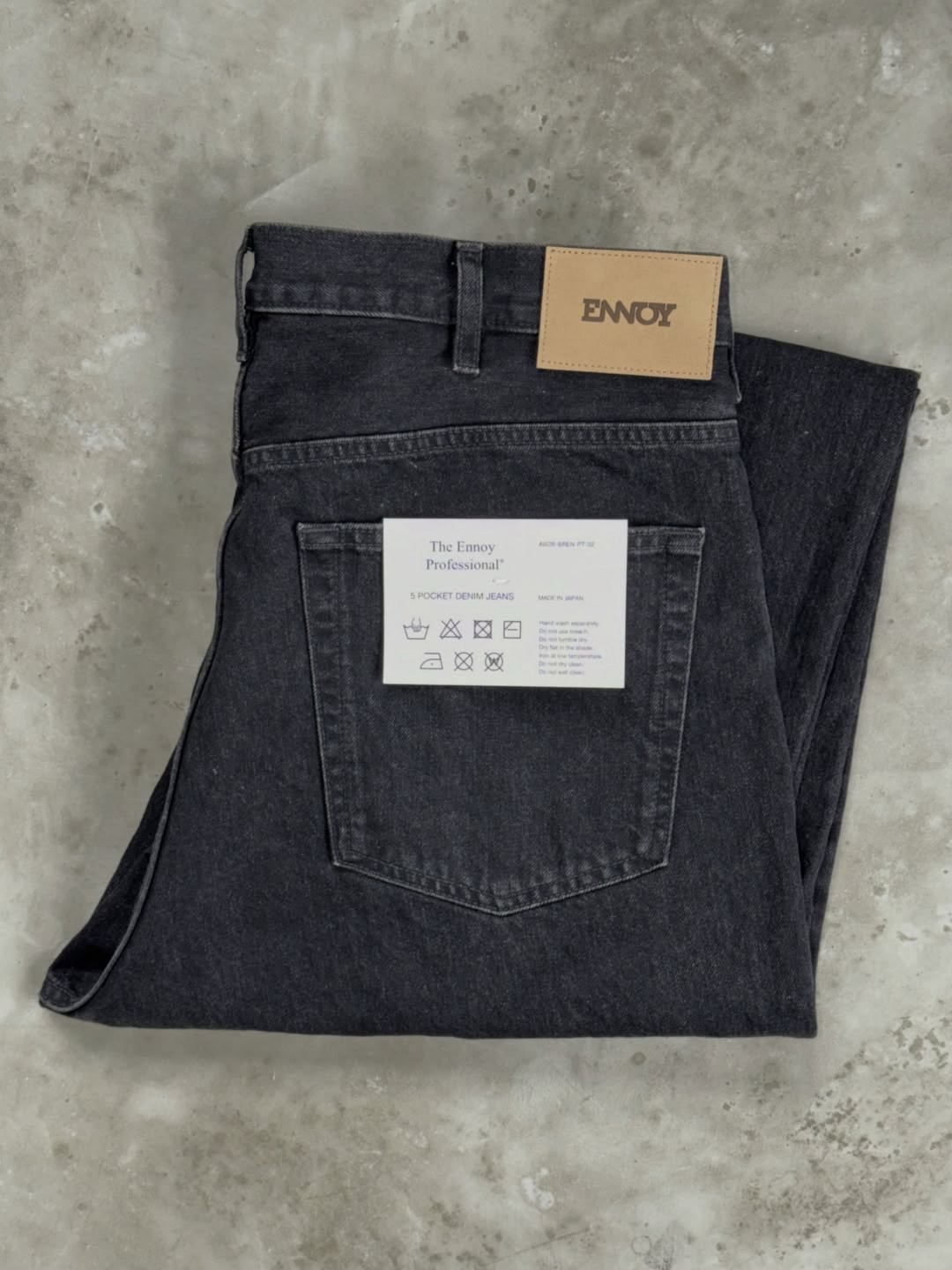 【近日発売予定】ENNOY 2026 “5POCKET DENIM JEANS" (エンノイ デニムジーンズ)