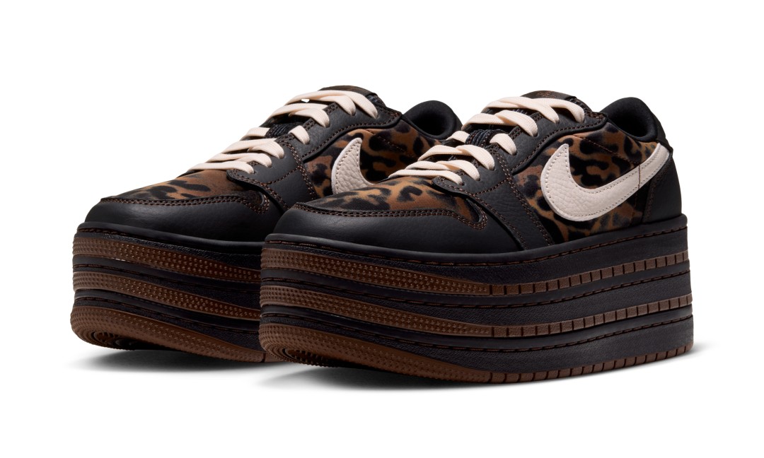 【2026年 10/5 発売】NIKE W AIR JORDAN 1 TRIPLE STACK “Leopard/Black/Cacao Wow” (ナイキ エア ジョーダン トリプルスタック “レオパード/ブラック/カカオワオ”) [IV5073-001]