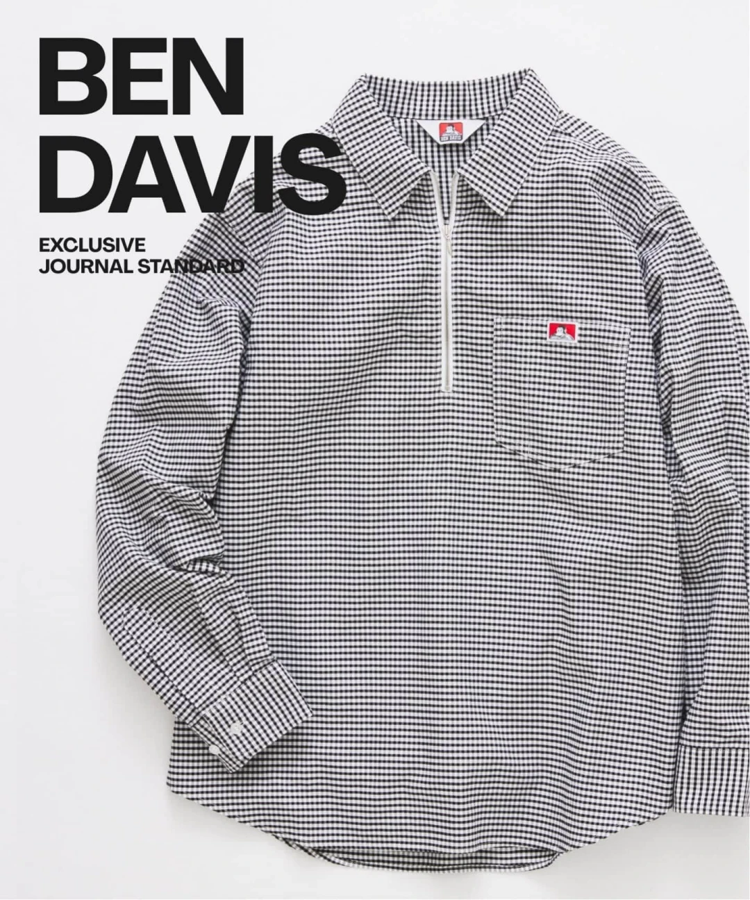 JOURNAL STANDARD × BEN DAVIS 2026 FW 別注 “LS ST ハーフ ジップシャツ & ORIGINAL BEN’S”が発売 (ジャーナルスタンダード ベンデイビス)