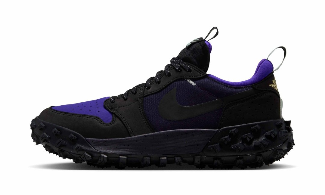 【2026年 9/11 発売】NIKE AIR JORDAN 1 LOW ELEMENT GORE-TEX “Black/Purple Dynasty” (ナイキ エア ジョーダン 1 ロー エレメント ゴアテックス “ブラック/パープルダイナスティ”) [FV4227-004]