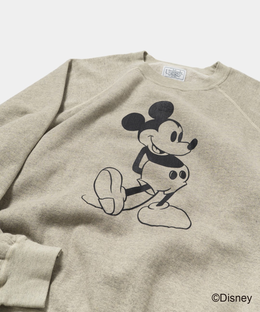 Unlikely Aged Sweat Crew / Mickey Mouse / For V.A.が2026年 9/18 発売 (ヴィエー ミッキーマウス ディズニー)