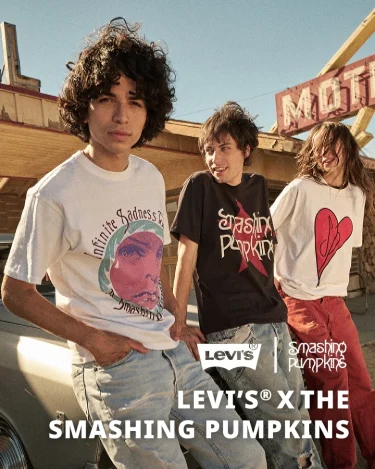 Levi's︎︎ x THE SMASHING PUMPKINS コラボコレクションが2026年 9/25 18:00 発売 (リーバイス スマッシングパンプキンズ)