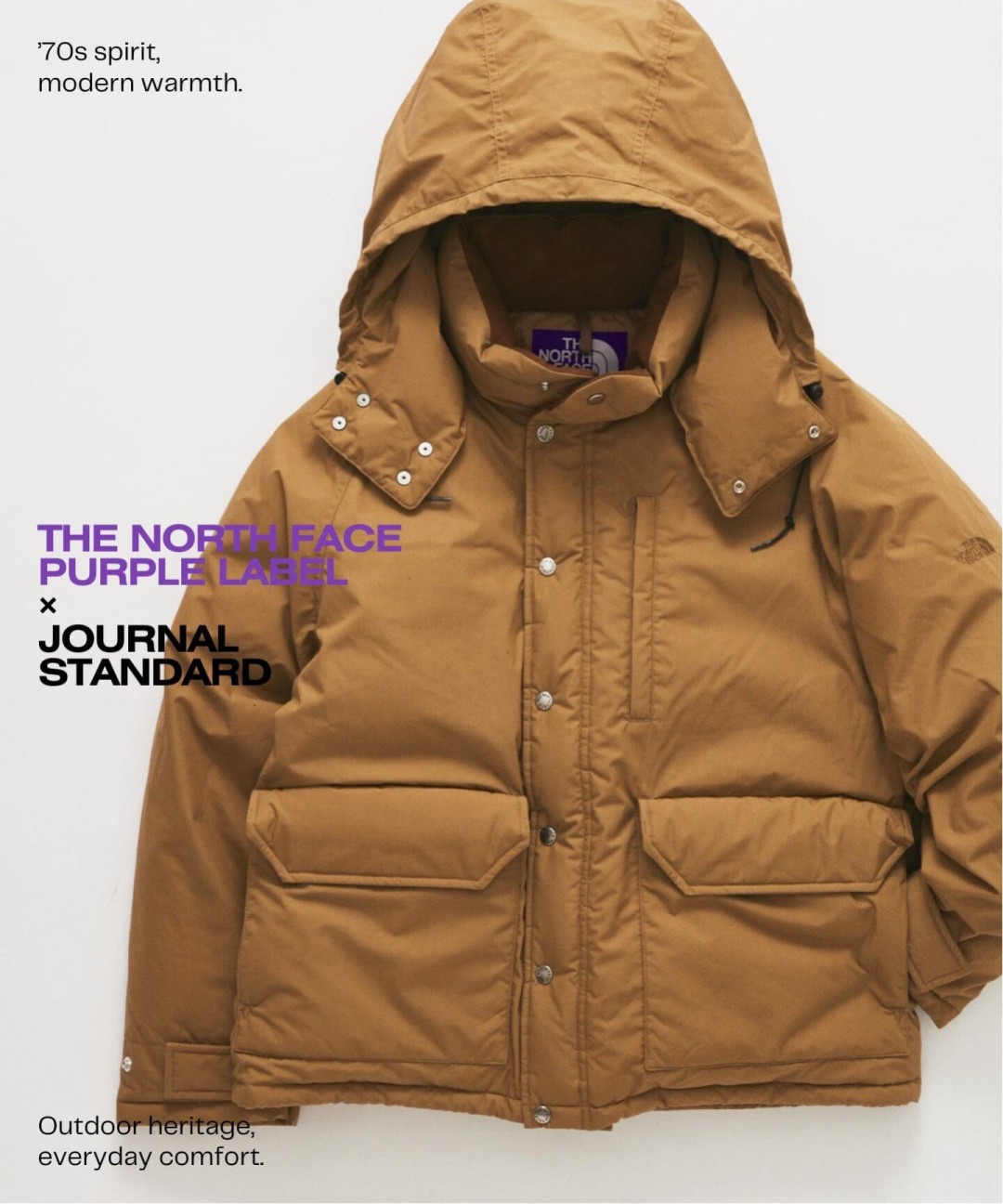 THE NORTH FACE PURPLE LABEL × JOURNAL STANDARD 2026 FW 別注 “Mountain Down Parka”が11月中旬 発売 (ザ・ノース・フェイス パープルレーベル ジャーナルスタンダード)