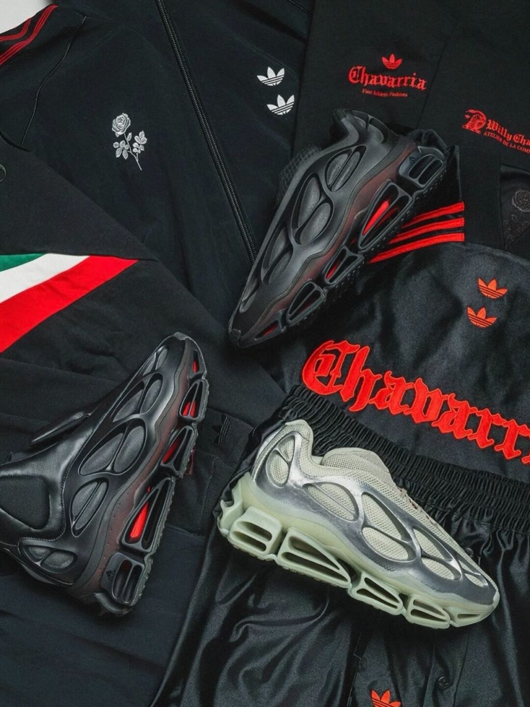 【2026年 10/3 発売】Willy Chavarria × adidas Originals 2026 FW MEGARIDE “Core Black/Halo Green” (ウィリーチャバリア アディダス オリジナルス メガライド “ブラック/ハローグリーン”) [KJ2033/KJ2034/LA6162]