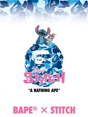 Disney x A BATHING APE “Stitch”が2026年 10/3 発売予定 (ディズニー ア ベイシング エイプ “スティッチ”)