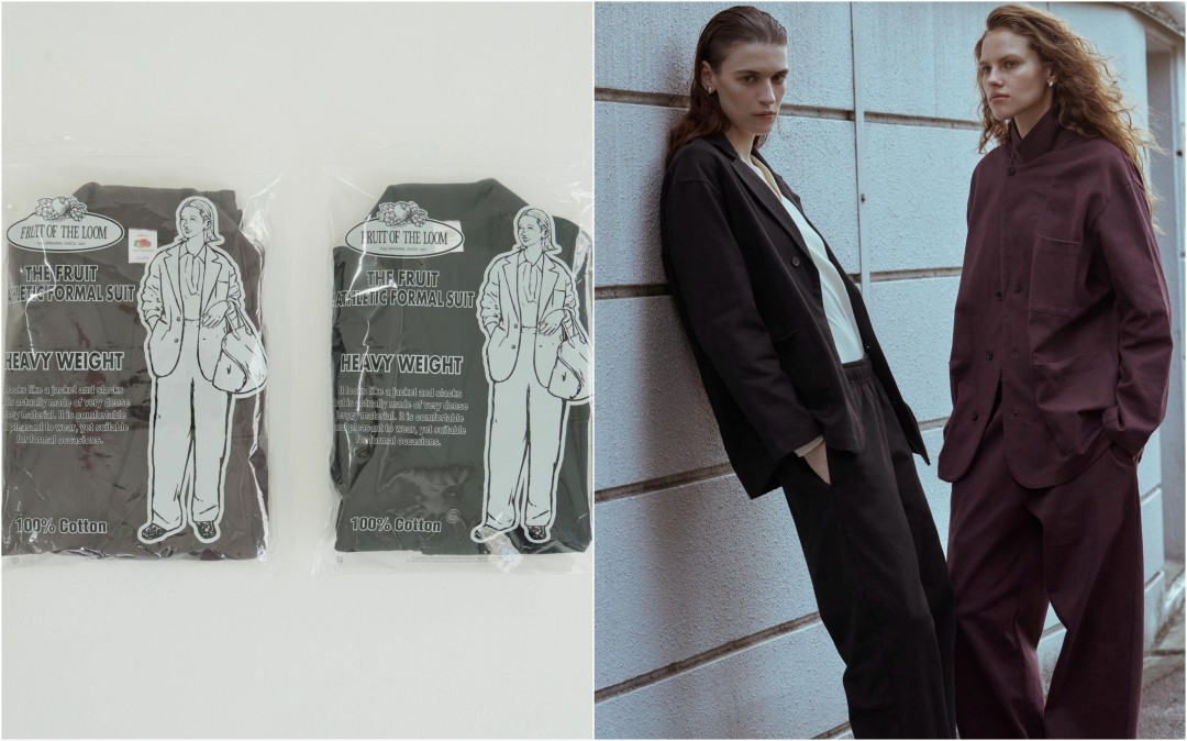 FRUIT OF THE LOOM × 金子恵治 × ENA MATSUMOTO「ATHLETIC FORMAL SINGLE SUIT」が2026年 9/25 発売 (CLANE 松本恵奈 フルーツ オブ ザ ルーム アスレチック フォーマル スーツ)