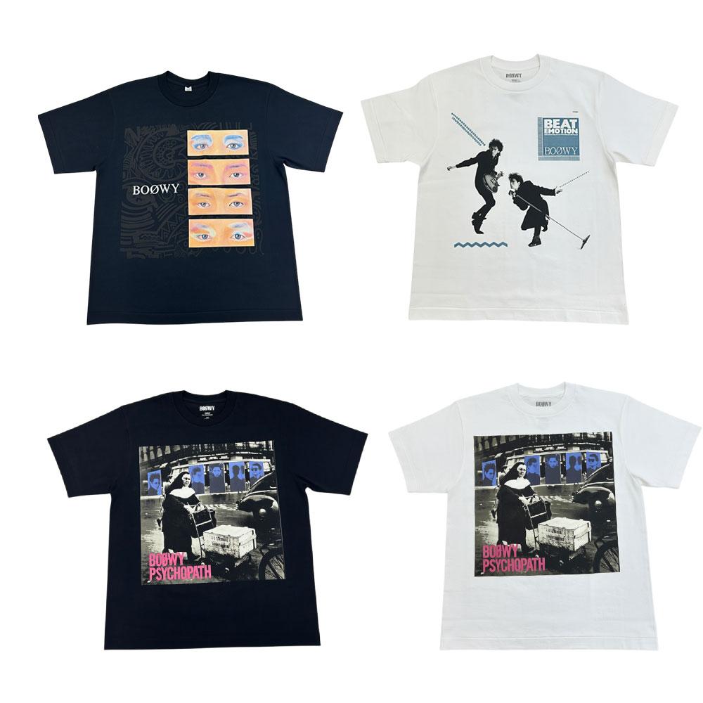 BOØWY初のジャケ写Tシャツが2026年 9/18 発売 (ボウイ 氷室京介 布袋寅泰 松井恒松 高橋まこと)