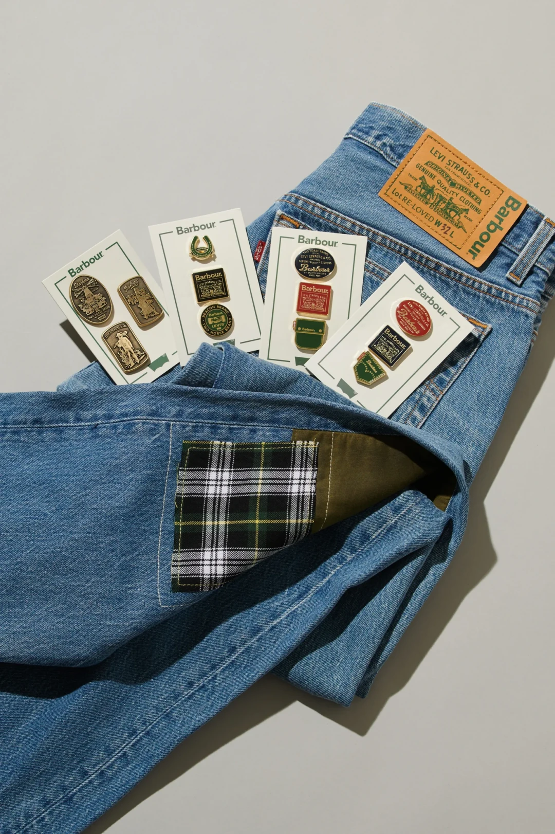 Barbour × Levi’s “Re-Loved” 2026 FW コラボアイテムが9/11 発売 (バブアー リーバイス リ・ラブド)