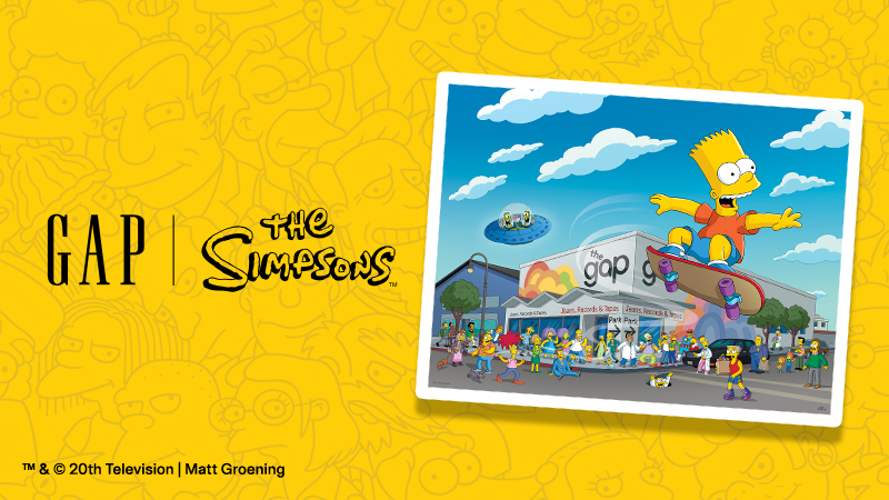Gap、ザ・シンプソンズをフィーチャーした限定カプセルコレクションが2026年 10/10 発売 (ギャップ The Simpsons)