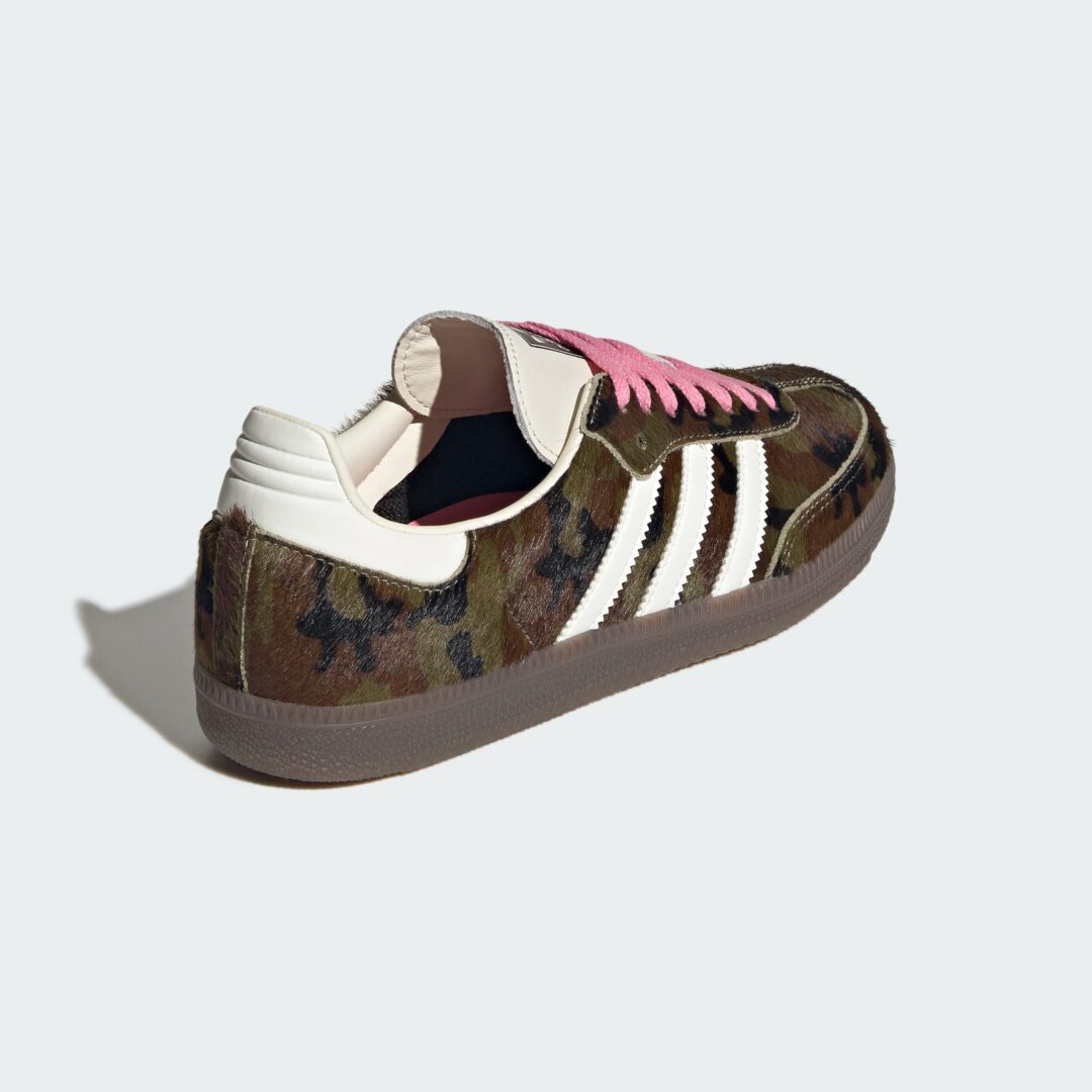 【2026年 10/16 発売】adidas Originals W SAMBA OG “Camo Pony Hair/Bliss Pink” (アディダス オリジナルス サンバ “カモ ポニーヘア/ブリスピンク”) [KJ7501]