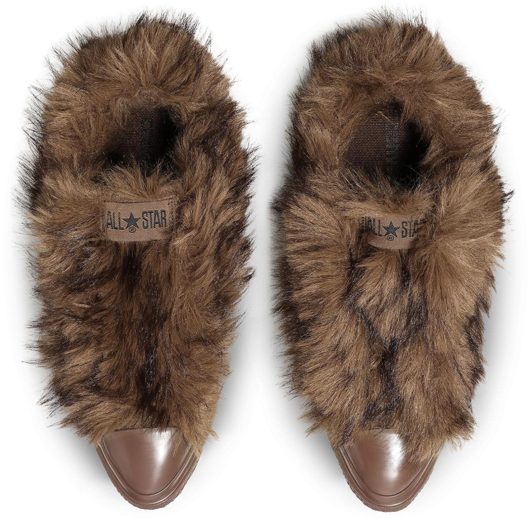 【2026年 10/16 発売】CONVERSE ALL STAR POINTEDTOE VOLUMEFUR SL OX (コンバース オールスター ポインテッドトウ ボリュームファースリップ) [31319190/31319191]