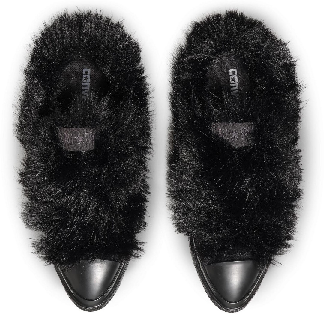 【2026年 10/16 発売】CONVERSE ALL STAR POINTEDTOE VOLUMEFUR SL OX (コンバース オールスター ポインテッドトウ ボリュームファースリップ) [31319190/31319191]