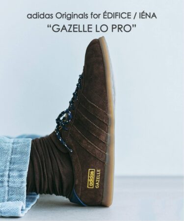 【2026年 11月上旬 発売】adidas Originals for EDIFICE/IENA GAZELLE LO PRO “Brown” (アディダス オリジナルス フォー イエナ/エディフィス ガゼル ロープロ “ブラウン”)