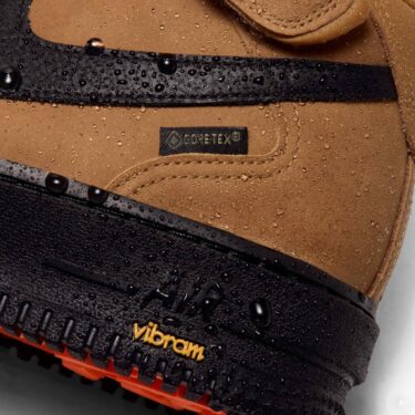 【海外発売】Vibram x NIKE AIR FORCE 1 07 MID “GORE-TEX/Wheat” (ヴィブラム ナイキ エア フォース ミッド “ゴアテックス/ウィート”) [IO1875-700]