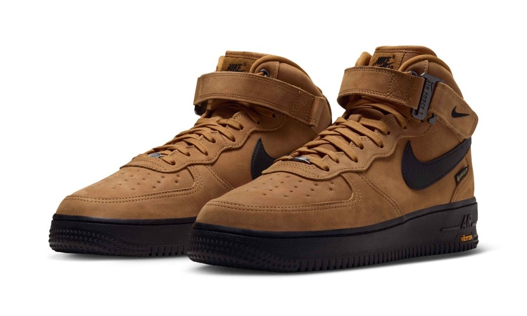 【海外発売】Vibram x NIKE AIR FORCE 1 07 MID “GORE-TEX/Wheat” (ヴィブラム ナイキ エア フォース ミッド “ゴアテックス/ウィート”) [IO1875-700]