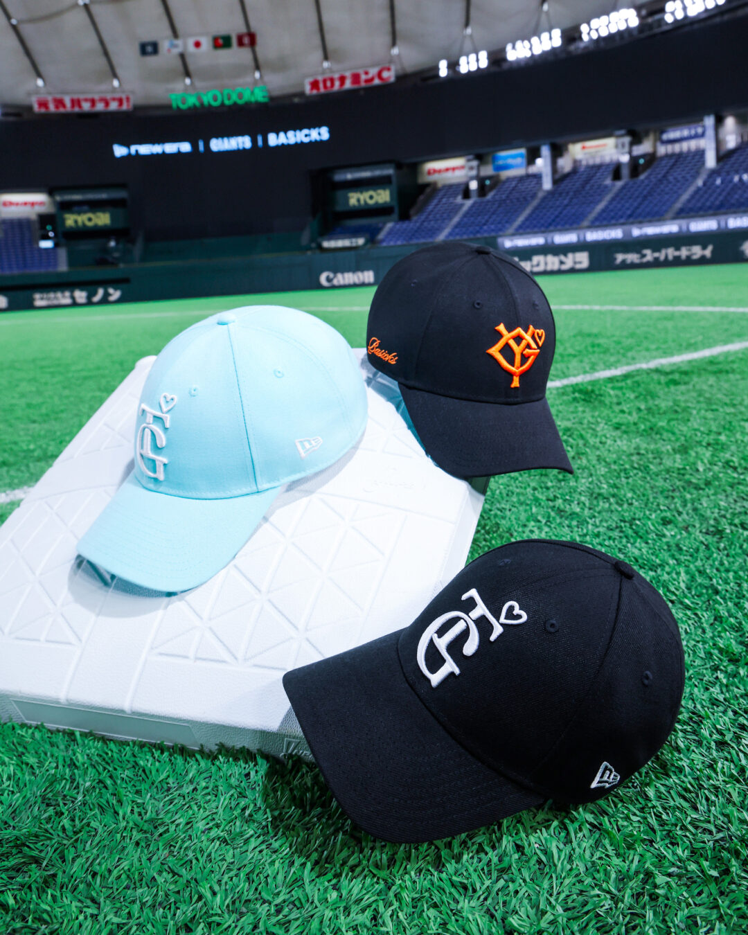 読売ジャイアンツにフィーチャーしたBASICKS × New Era コラボコレクションが2026年 10/9 発売 (ニューエラ ベイシックス GIANTS)