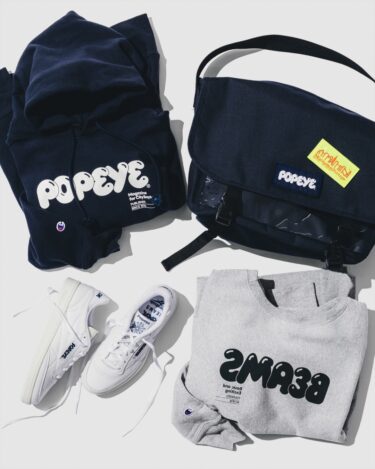 BEAMS × POPEYE 共に50周年を記念したスペシャルコラボレーションコレクションが2026年 10/9 発売 (ビームス ポパイ)