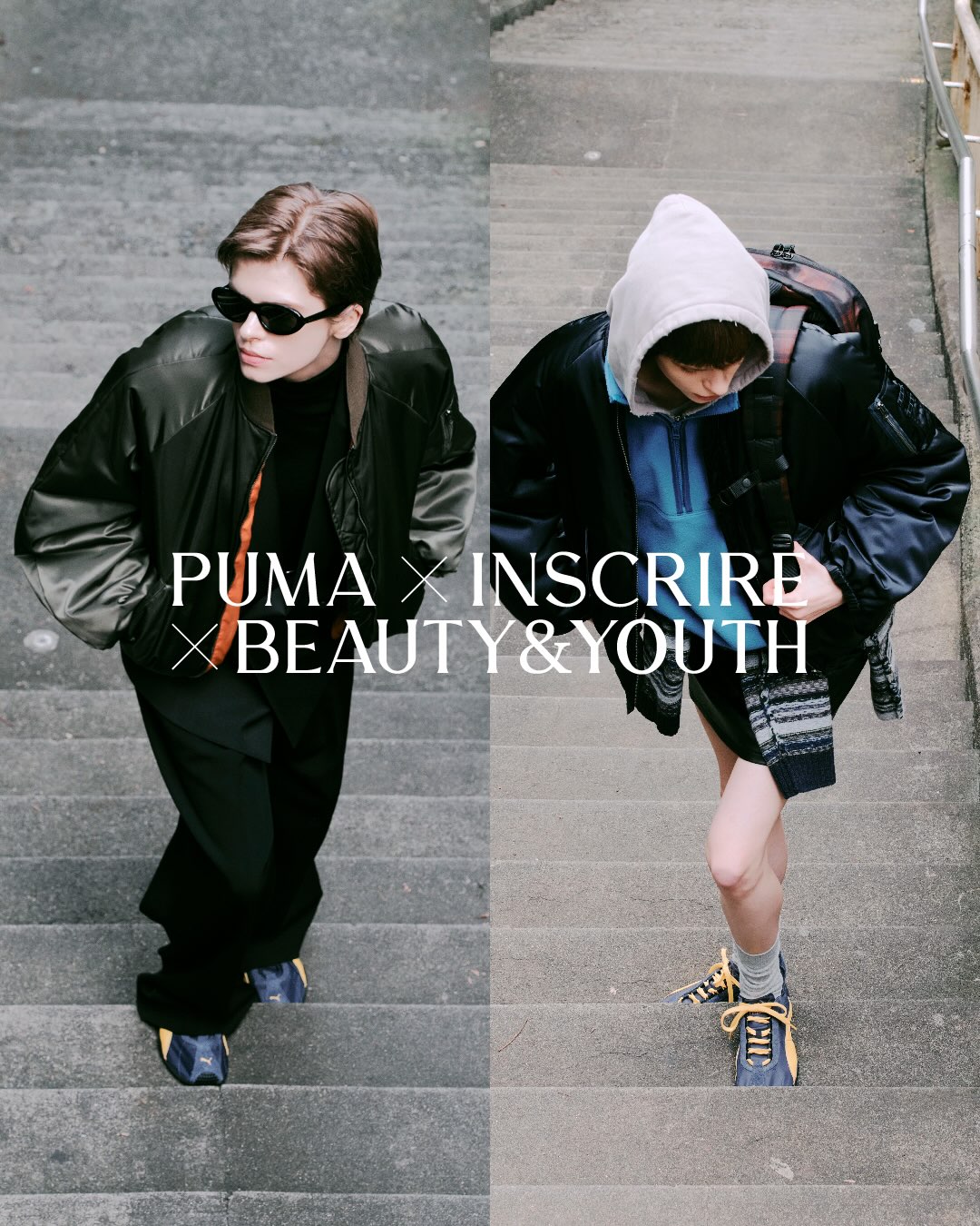 PUMA × INSCRIRE × BEAUTY&YOUTHトリプルコラボレーションが2026年 10/28 発売 (プーマ アンスクリア ビューティアンドユース)