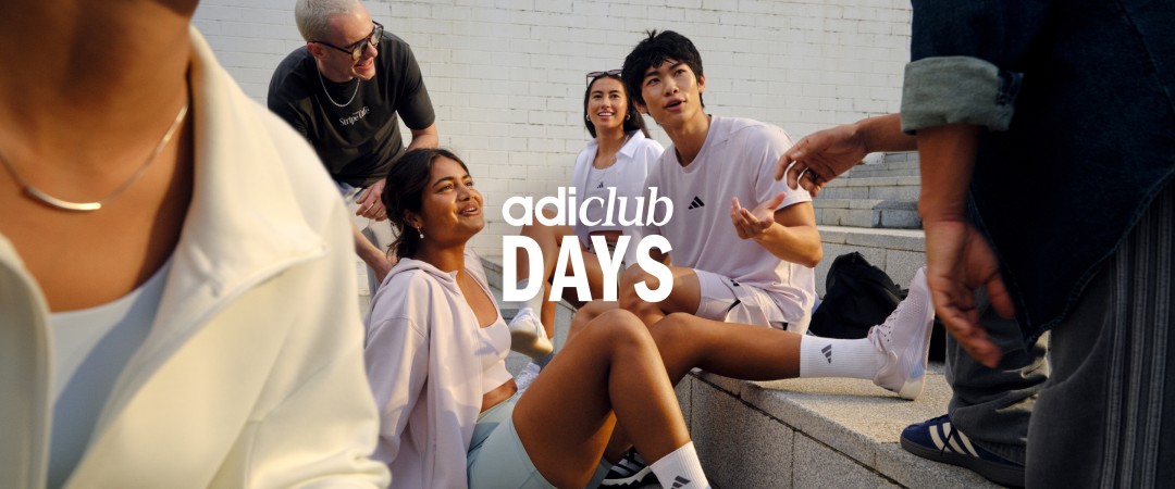 アディダス無料会員プログラムキャンペーン「adiClub Days」が2026年 11/4 まで開催、最大50%OFFの会員限定セールやダブルポイント、河村勇輝選手のサイン入りグッズなどが当たる抽選が実施 (adidas)
