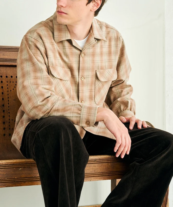PENDLETON for BIOTOP 2026 FW “OPEN COLLAR SHIRT”が11月中旬 発売 (ビオトープ ペンドルトン)