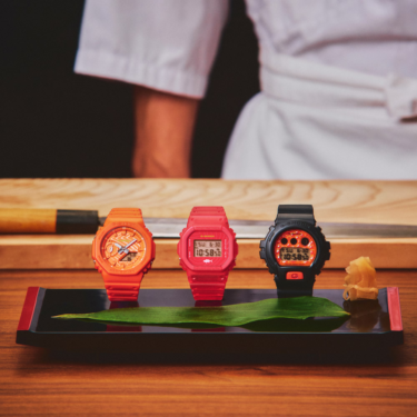 寿司 × G-SHOCK メイドインジャパンモデルが2026年 10/16 発売 (スシ Gショック ジーショック) [DW-6900SSH-1JR/GA-2100SSH-4AJR/DW-5600SSH-4JR]
