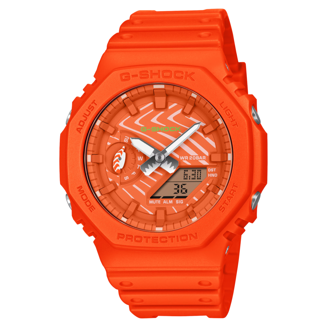 寿司 × G-SHOCK メイドインジャパンモデルが2026年 10/16 発売 (SUSHI スシ Gショック ジーショック) [DW-6900SSH-1JR/GA-2100SSH-4AJR/DW-5600SSH-4JR]