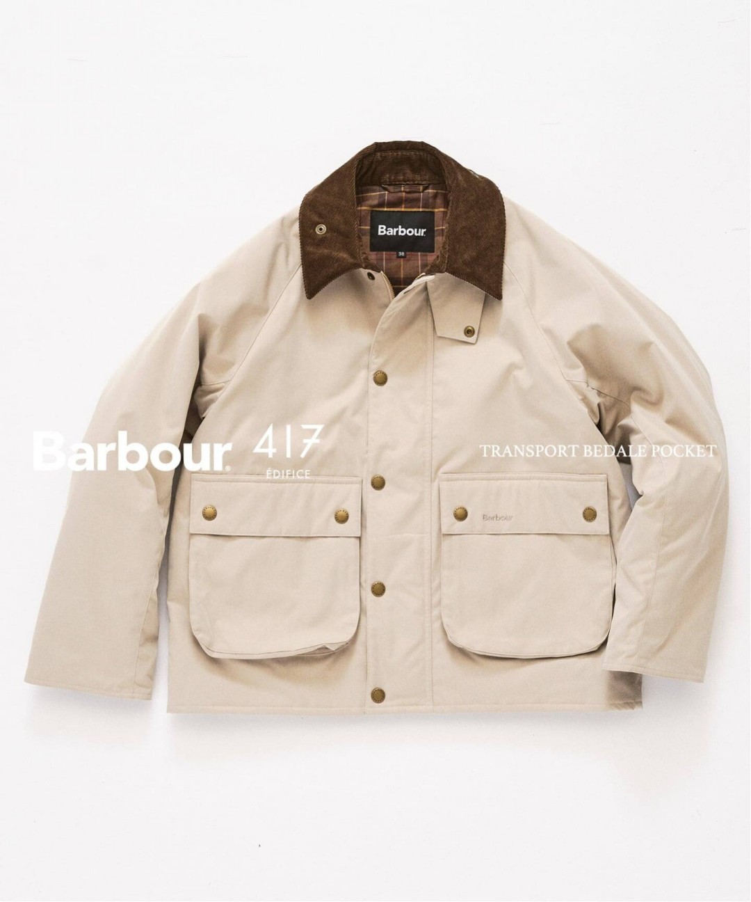 Barbour × 417 EDIFICE 2026 FW 別注 “TRANSPORT BEDALE POCKET”が11月下旬 発売 (バブアー エディフィス)