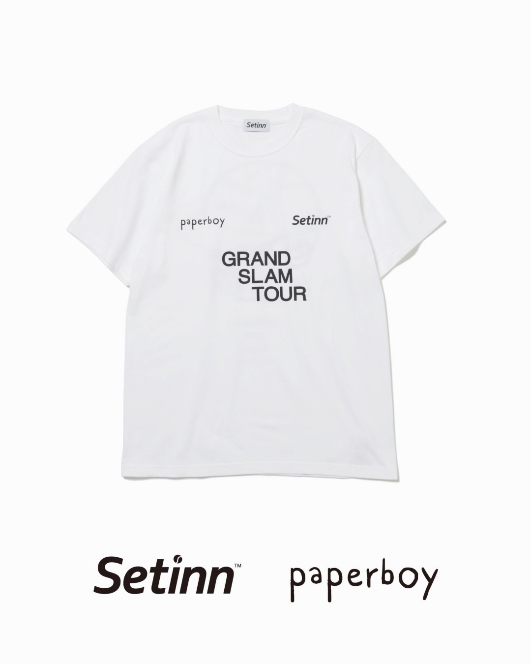 paperboy × Setinn コラボ “GRANDSLAM TOUR”が2026年 10/17 発売 (ペーパーボーイ セットイン)