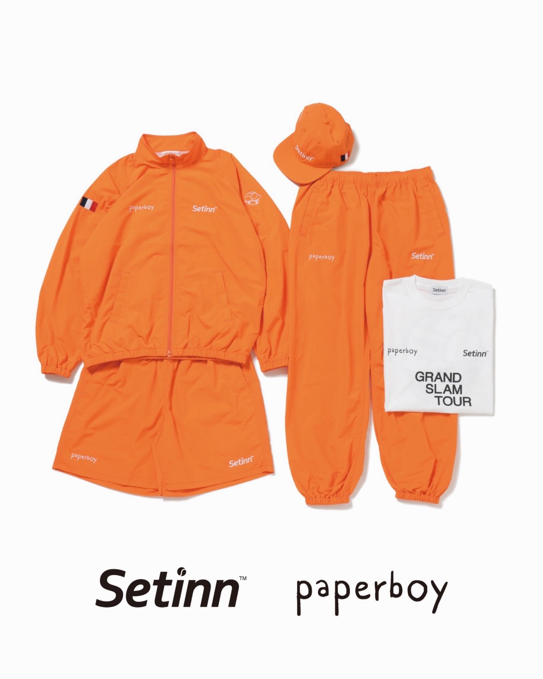 paperboy × Setinn コラボ “GRANDSLAM TOUR”が2026年 10/17 発売 (ペーパーボーイ セットイン)
