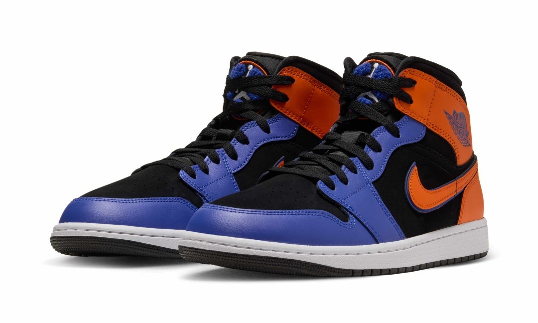【2026年 11/2 発売予定】NIKE AIR JORDAN 1 MID SE “Knicks/Racer Blue/Safety Orange” (ナイキ エア ジョーダン ミッド “ニックス/ブルー/オレンジ”) [IX8481-406]
